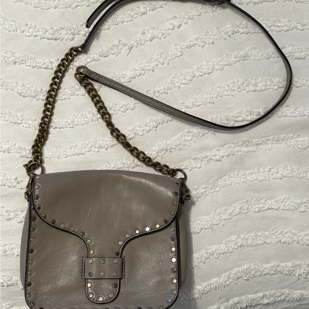 Rebecca Minkoff Gray Studded Crossbody Bag